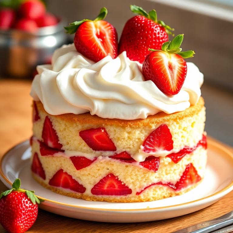 Bolo de Morango